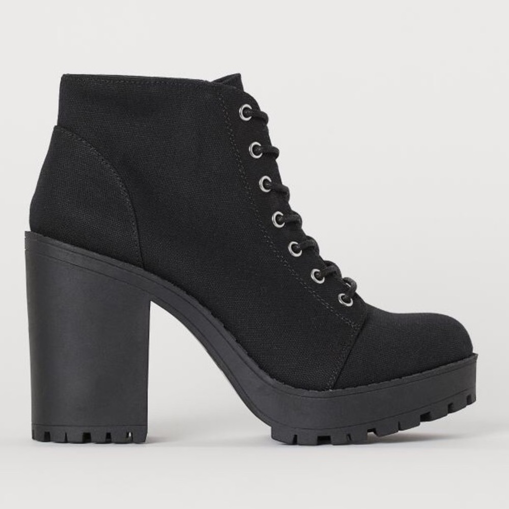 H&M Platform Boot Heels